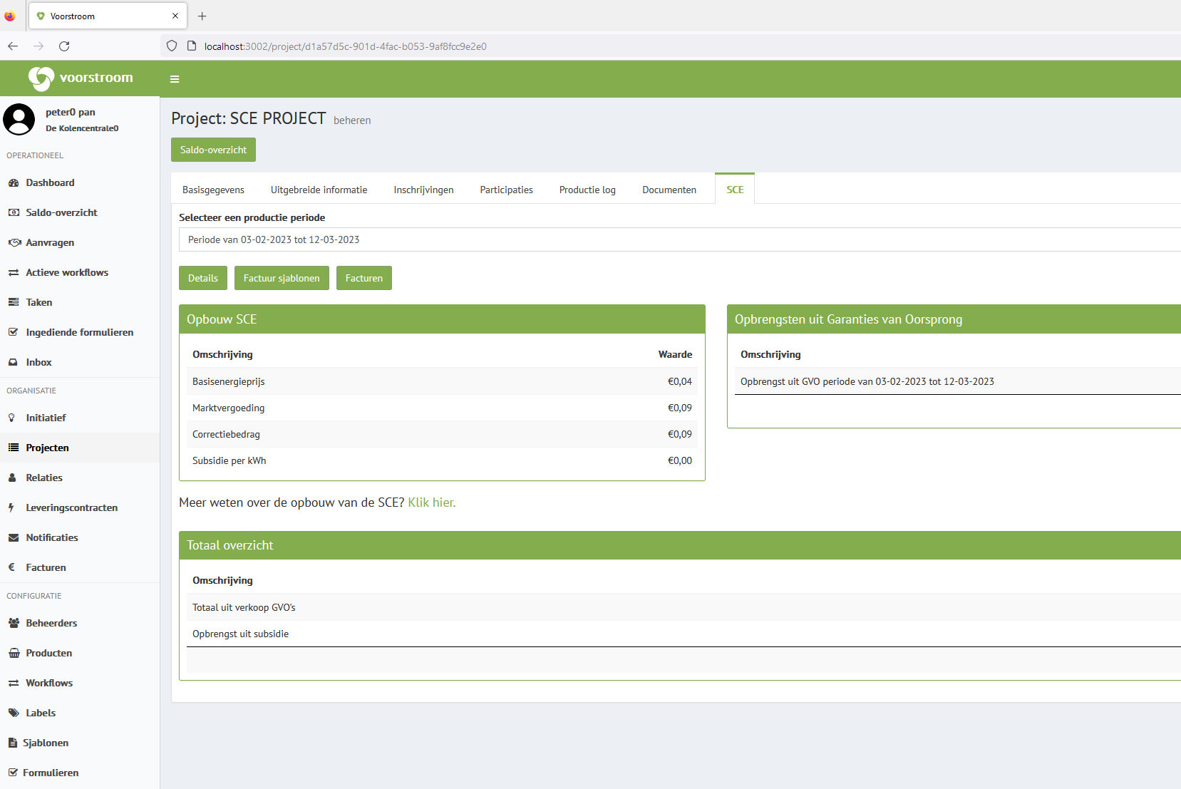 voorstroom-sce-project-dashboard